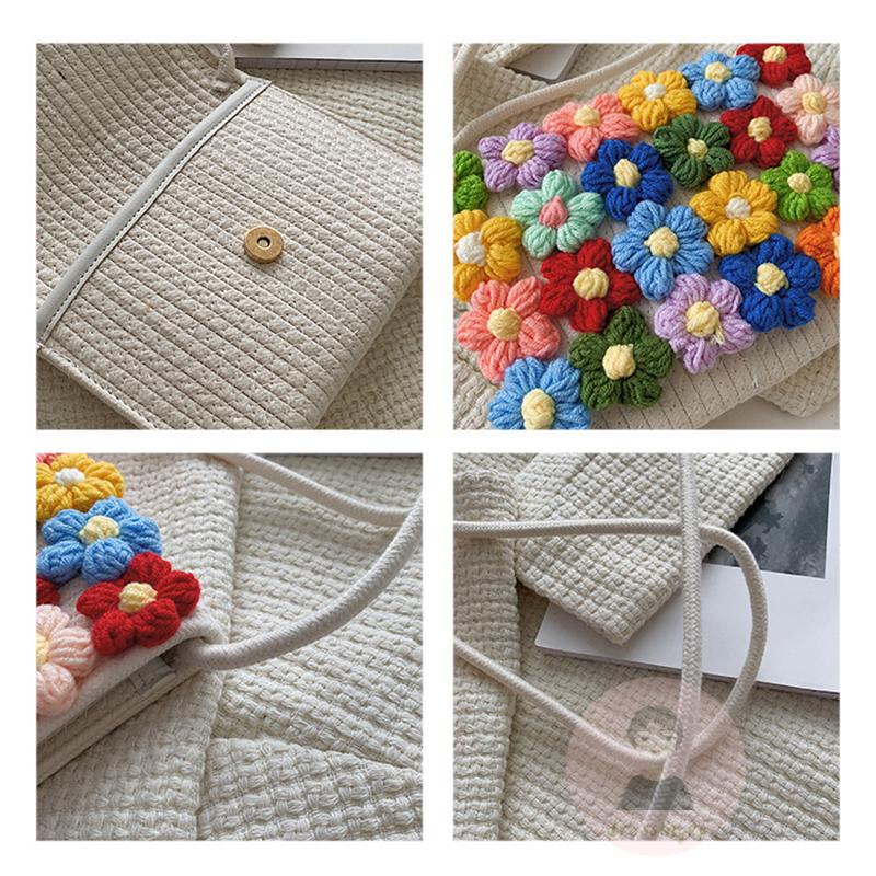 Túi Đeo Vai Nữ Cỡ Lớn Họa Tiết Hoa Thời Trang Xinh Xắn