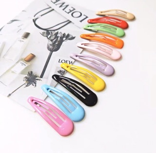 5 Kẹp tóc mái sắc màu giọt nước