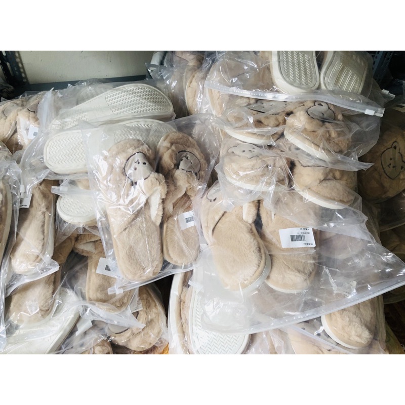Hàng Sẵn ẢNH THẬT Ở CUỐI Dép Bông Ulzang Lông Cừu Dễ Thương Cực Êm, Cực Thích Chống Trơn Trượt