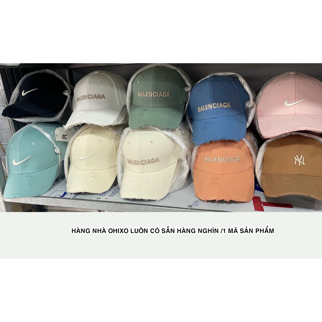 Mũ lưỡi trai Nón Balenciaga Rách Nam Nữ hàng loại 1 phong cách Ulzzang form unisex có sẵn ảnh thật OHIXO LT22