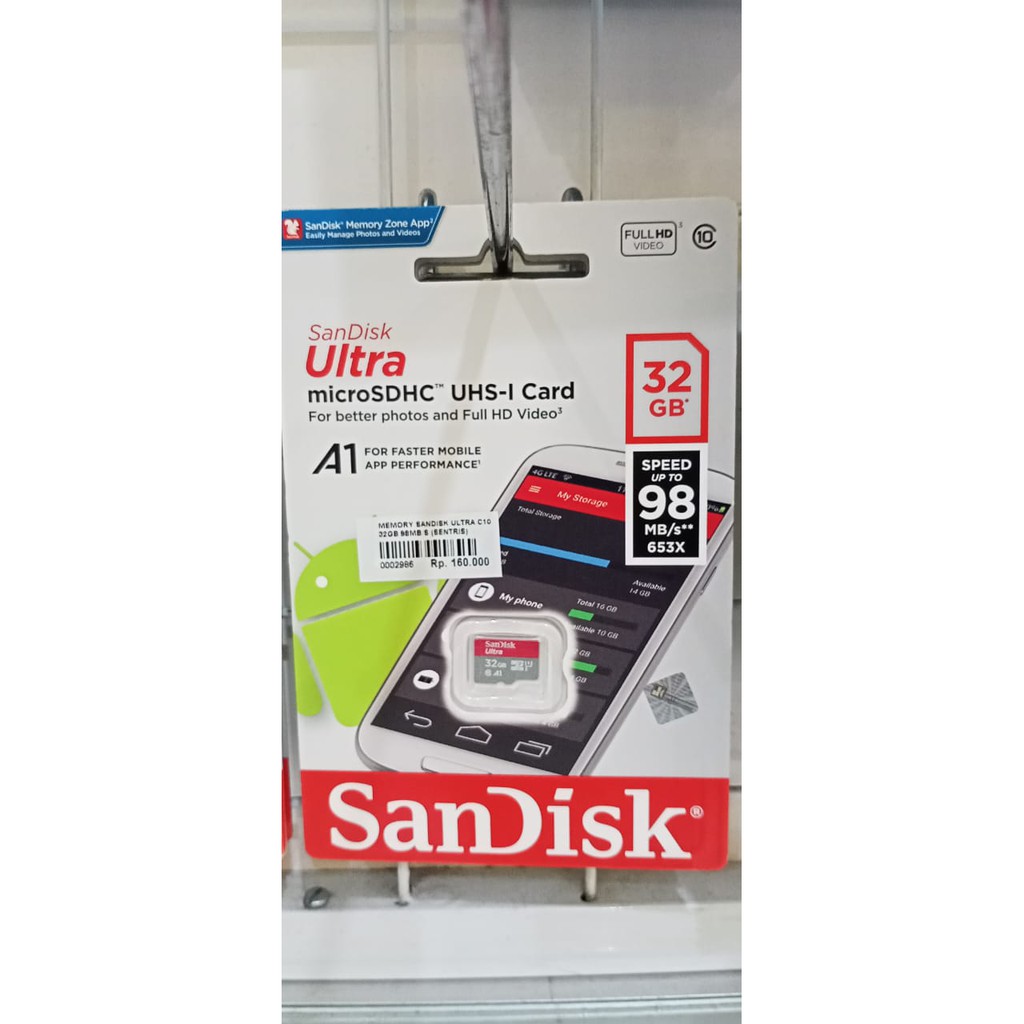 Micro Siêu Nhỏ Sandisk Ultra 32gb 98mbps