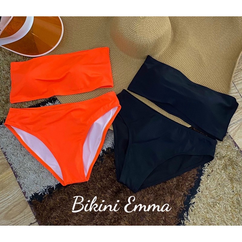[ HÀNG CÓ SẴN ] Bikini áo ống dạ quang (hình thật)