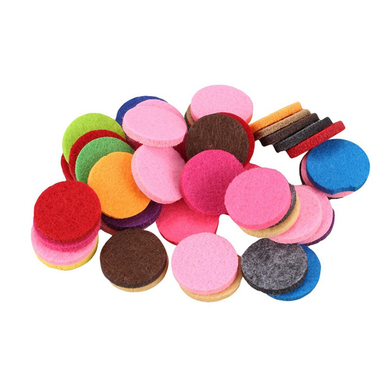 Set 48 Miếng Vải Nỉ 22mm Khuếch Tán Tinh Dầu Trên Xe Hơi