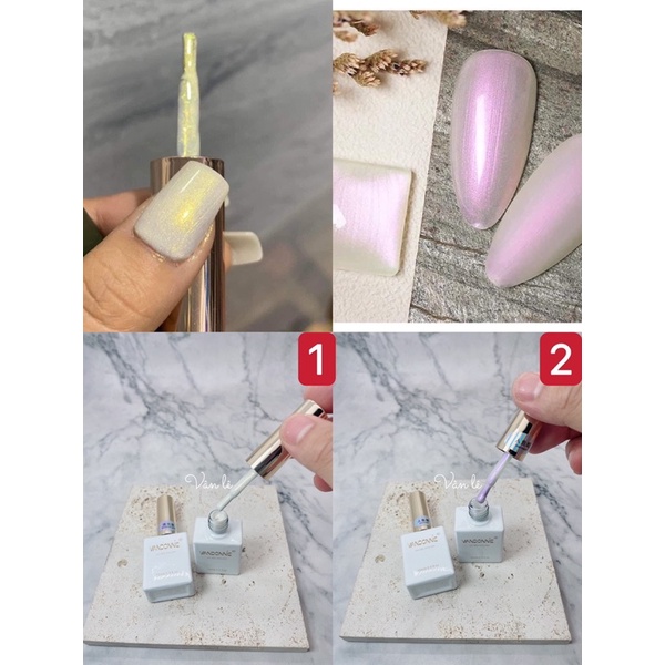 sơn gel nhũ ánh trai vandonnie lẻ màu siêu hot 15ml