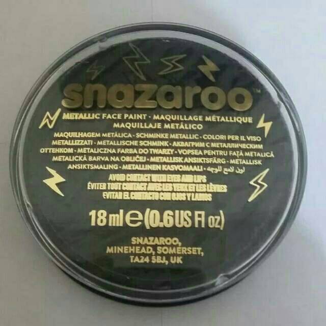 (hàng Mới Về) Màu Vẽ Mặt Điện Snazaroo 180ml Màu Đen Chất Lượng Cao | BigBuy360 - bigbuy360.vn