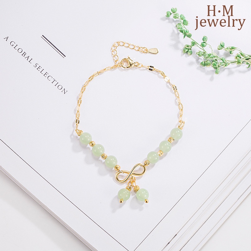 Vòng Tay Mạ Vàng 14K Mặt Hình Quả Cherry Dễ Thương