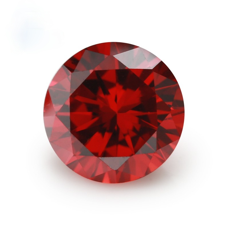 Đá Cz Màu Sắc Garnet Size 1.0~8.0mm Dùng Làm Trang Sức