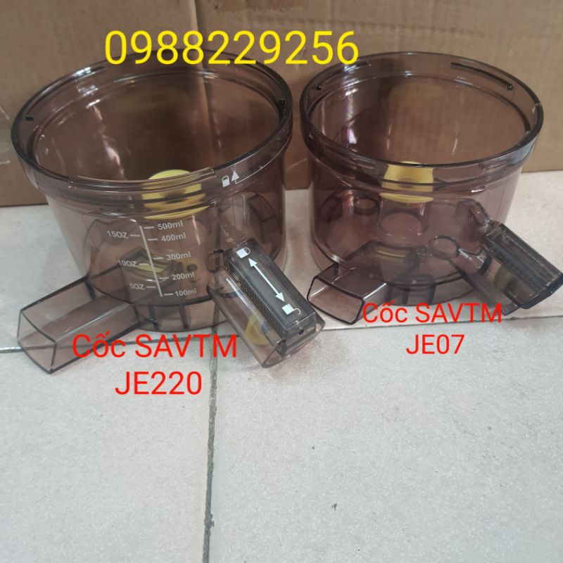 Cối ép máy ép hoa quả chậm SAVTM JE220 dung tích 500ml