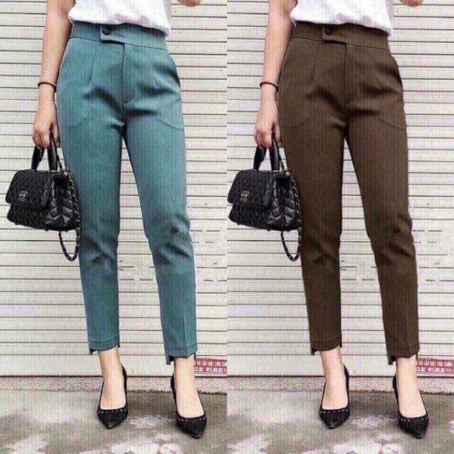 Quần Baggi lệch gấu