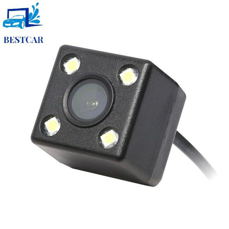 Camera Lùi Xe Hơi 4 Bóng Led Tầm Nhìn Ban Đêm Góc Rộng 170 Độ