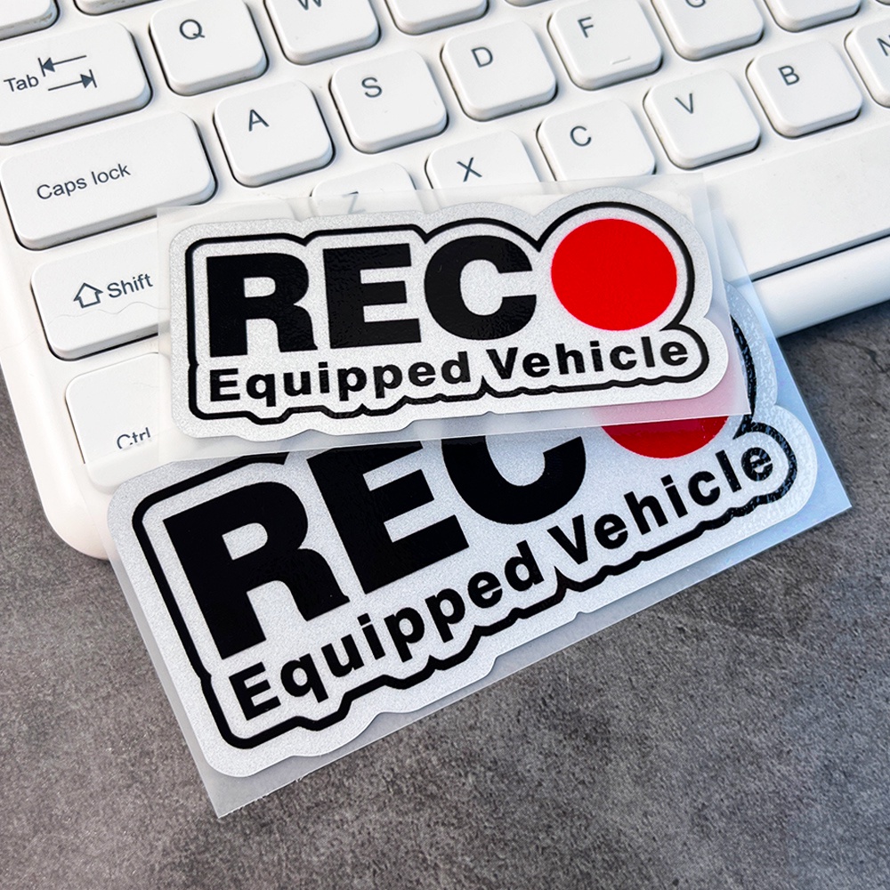 Đề Can Phản Quang JDM Cảnh Báo Ghi Âm Lái Xe Thông Dụng Cho Honda