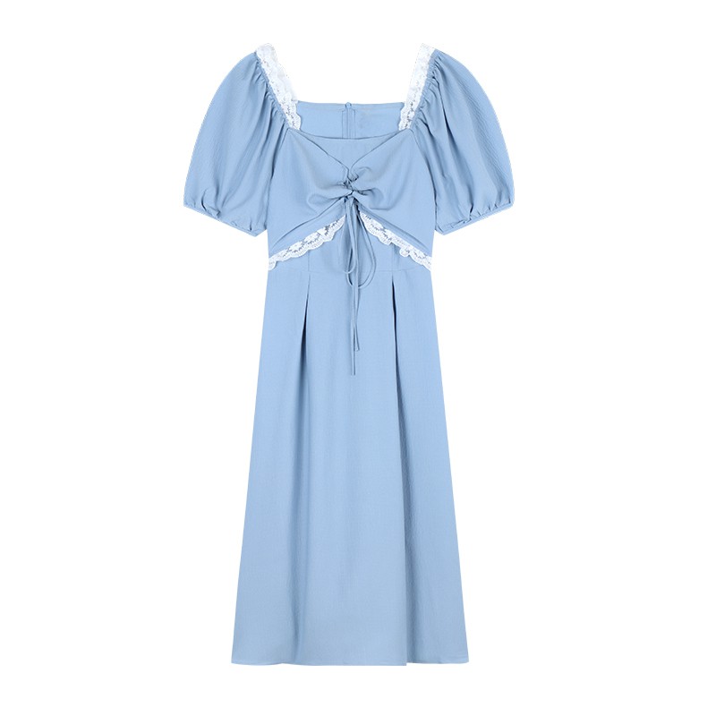 Váy xinh tiểu thư phối ren siêu yêu 2021