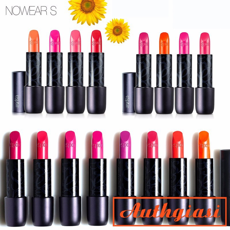 Son Espoir Lipstick Nowear S True RD201 Đỏ Tươi Sáng siêu đẹp