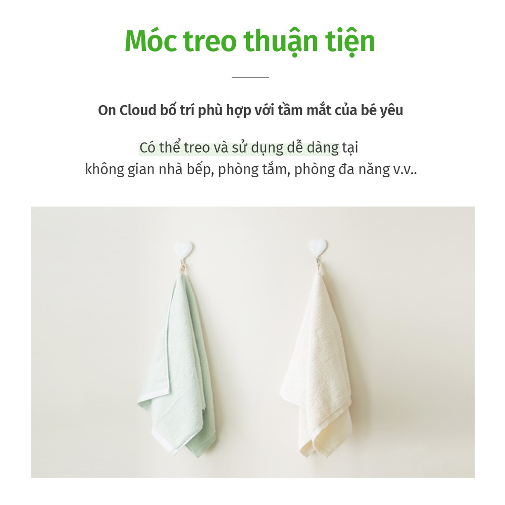 Set 7 Khăn Organic ARIZE Oncloud 100% Cotton