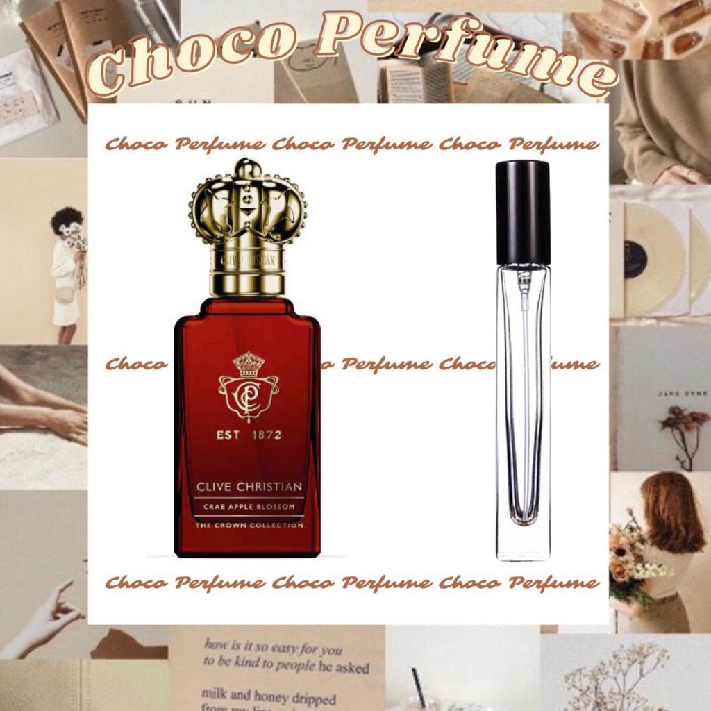 Nước hoa 𝐂𝐥𝐢𝐯𝐞 𝐂𝐡𝐫𝐢𝐬𝐭𝐢𝐚𝐧 𝐂𝐫𝐚𝐛 𝐀𝐩𝐩𝐥𝐞 𝐁𝐥𝐨𝐬𝐬𝐨𝐦 "𝒞𝒽𝑜𝒸𝑜 𝒫𝑒𝓇𝒻𝓊𝓂𝑒"