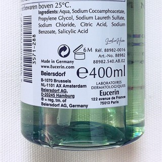 [Bản Pháp 400ml] SỮA RỬA MẶT EUCERIN DERMOPURE GEL NETTOYANT