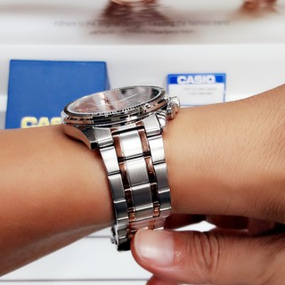 Đồng Hồ Dây Thép Không Gỉ Casio MTP-E315RG-2AVDF