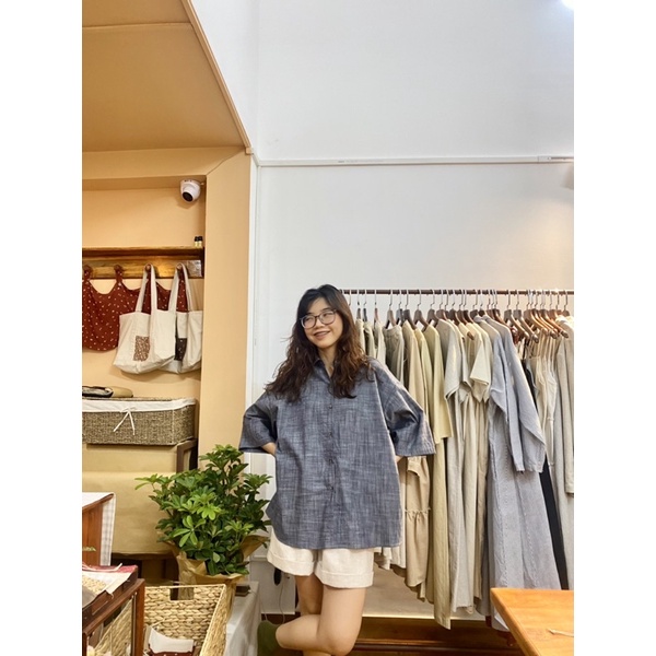 Áo sơmi tay lửng