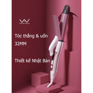 Máy kẹp duỗi và uốn tóc vivid&vogue vav-055a 2 trong 1 tiện lợi chất lượng cao