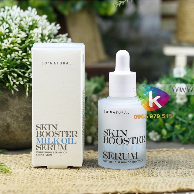 (Mẫu mới) Tinh chất So’ Natural Skin Booster Milk Oil Serum