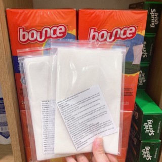 GIẤY THƠM BOUNCE MỸ (Tách lẻ bịch 10 tờ)