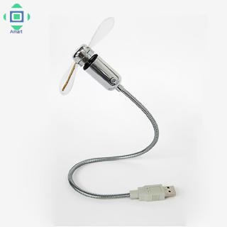 Quạt mini cổng USb tích hợp đèn led độc đáo