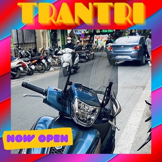 Kính Chắn Gió Piagio Medley 2020 - Khắc laser cực đẹp - Phụ kiện inox 304 chất lượng cao