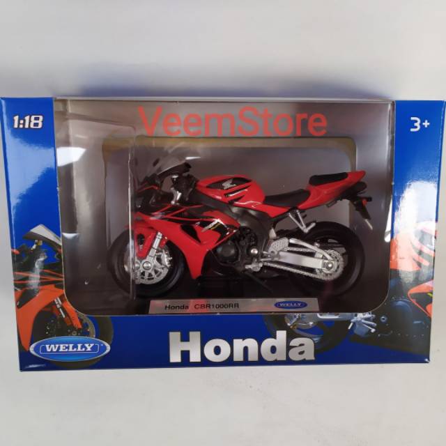 Mô Hình Xe Mô Tô Honda Cbr 1000rr Tỉ Lệ 1: 18