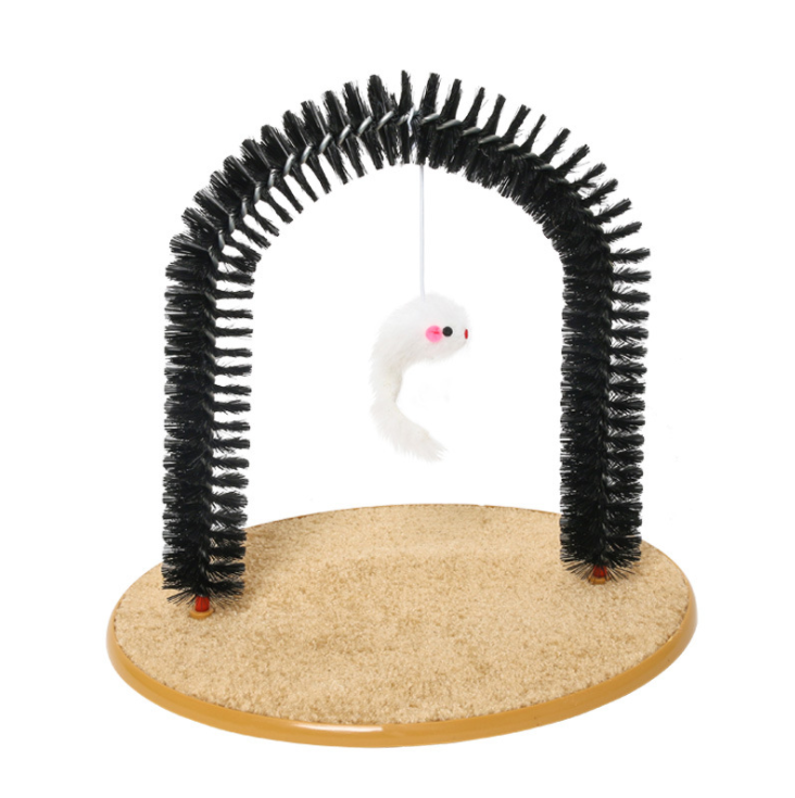 Đồ Chơi Trụ Massage Lấy Lông Thư Giãn, Bàn Cào Móng Kèm Catnip Cho Mèo-ShopPetAz