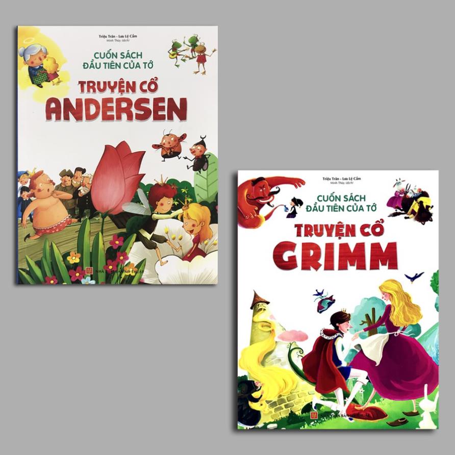 Sách - Cuốn Sách Đầu Tiên Của Tớ - Truyện cổ Grimm + Truyện cổ Andersen (Combo 2q + lẻ tùy chọn) - Minh Long