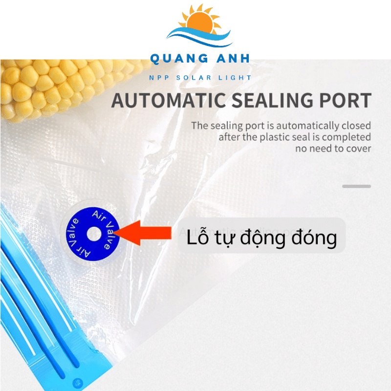 Máy Hút Chân Không Cầm Tay Mini Chạy Bằng Pin. Bảo Quản Thực Phẩm Gia Đình, Ép Chân Không, Lực Hút Mạnh