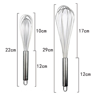 Phới lồng đánh trứng inox 22cm và 29cm