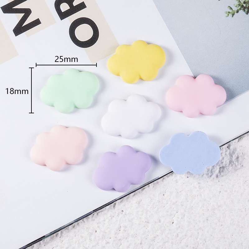 Set 20 Phụ Kiện Hình Đám Mây Dễ Thương Dùng Trang Trí Đồ Thủ Công