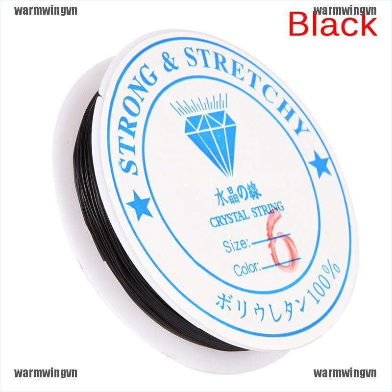 1 Cuộn Dây Cước Co Giãn 0.6mm Làm Trang Sức Chuyên Dụng