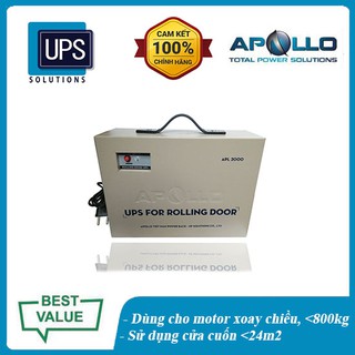 Bộ lưu điện cửa cuốn apollo apl2000 2000va made in taiwan 👌apollo chính hãng👌