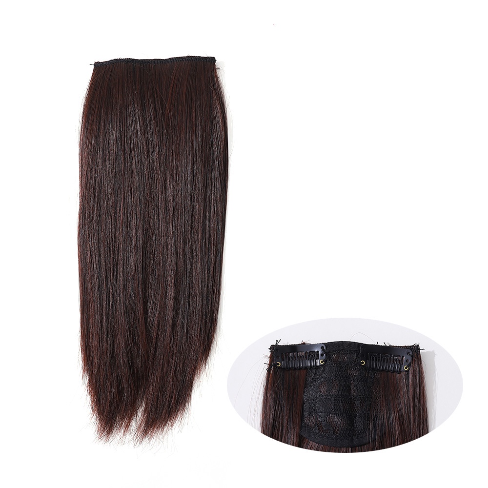 Lọn tóc giả tự nhiên hợp thời trang cho nữ 25cm tóc giả mái bên tóc nối