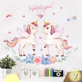 Decal dán tường Unicorn Kỳ lân