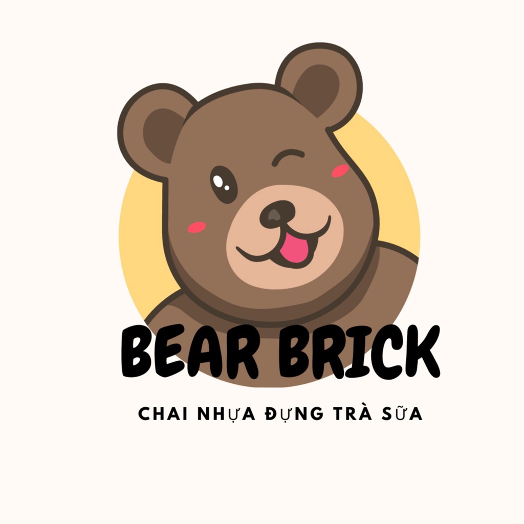 CHAI GẤU NHỰA BEARBRICK