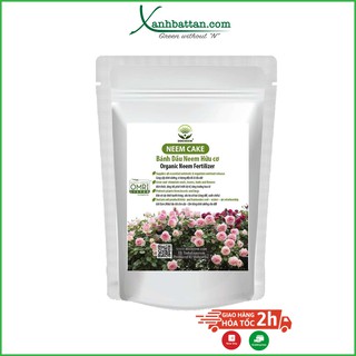 Phân Bánh Dầu Hữu Cơ Neem Cake Phòng Rệp vẩy, Sâu Đất, Sùng Đất Và Cuốn Chiếu Gói 1 Kg