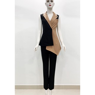 set vest sát nách phối màu cá tính