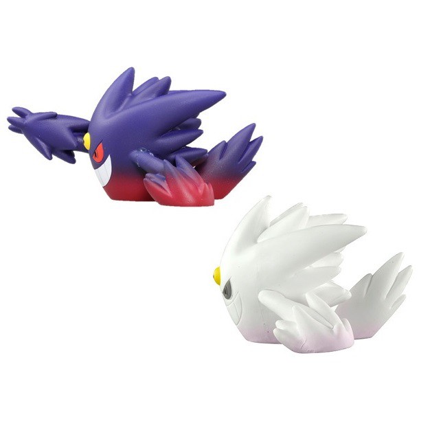 [Set có background] Mô hình Pokemon Mega Gengar &amp; Shiny Mega Gengar của Takara TOMY (Hiếm) Super Size - Moncolle