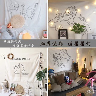 Miếng dán tường trang trí dễ thương cho phòng ngủ