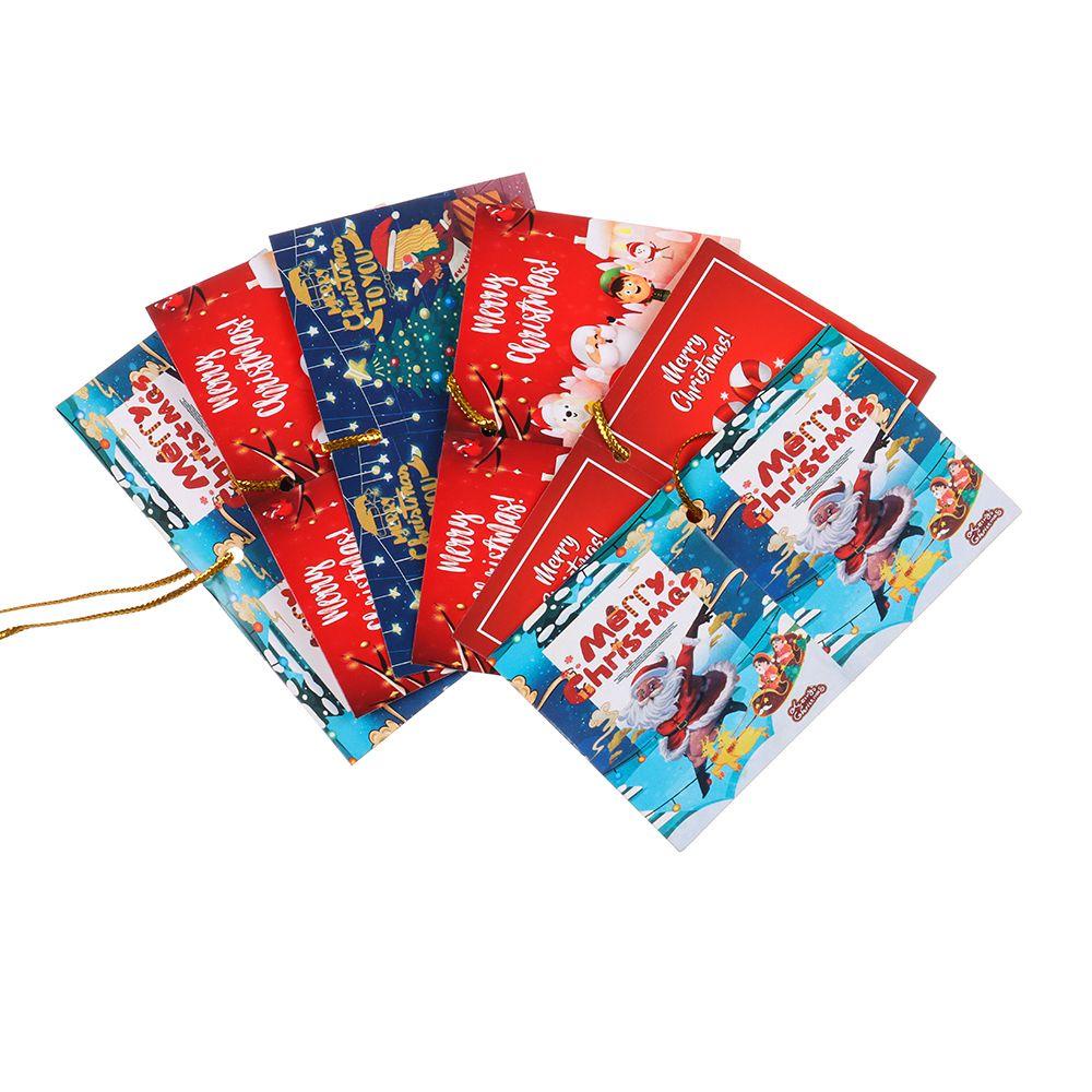 Set 12 / 20 Tấm Thiệp Treo Trang Trí Cây Thông Giáng Sinh Họa Tiết Đẹp Mắt