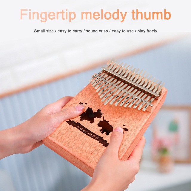 Đàn kalimba 17 phím dạng hộp âm to thump piano -BWS Nhiều mẫu