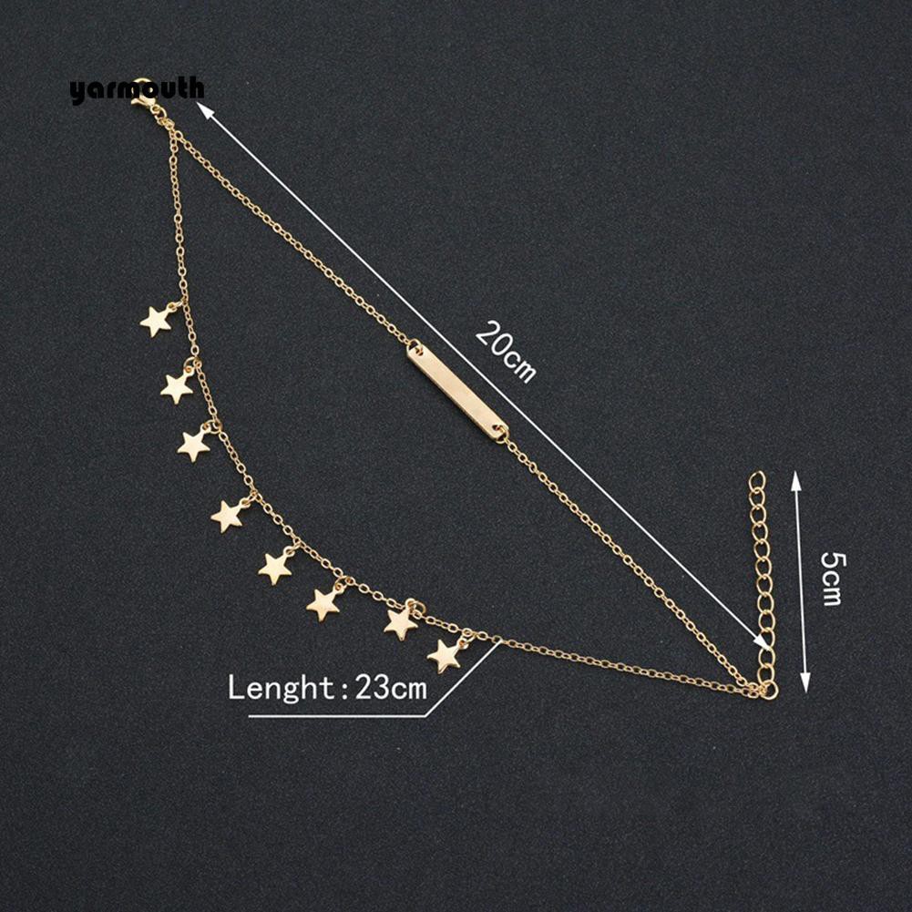 Lắc Chân Hình Ngôi Sao Xinh Xắn Dành Cho Nữ