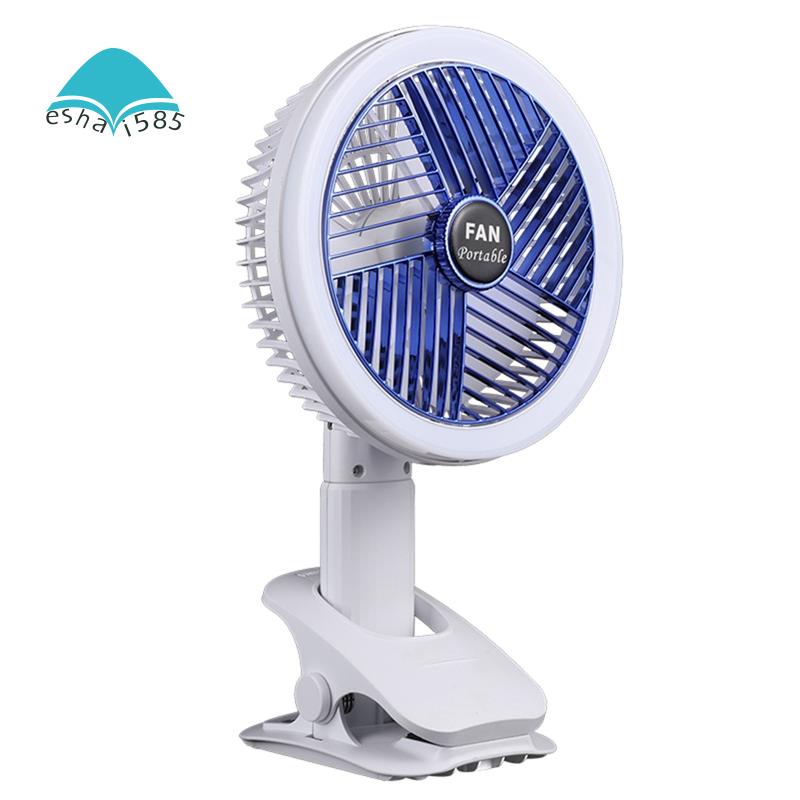 Quạt Mini Để Bàn Xoay 360 Độ Sạc USB Tiện Dụng° Đệm Lót Ghế Ngồi Xe Đẩy Em Bé Tiện Dụng