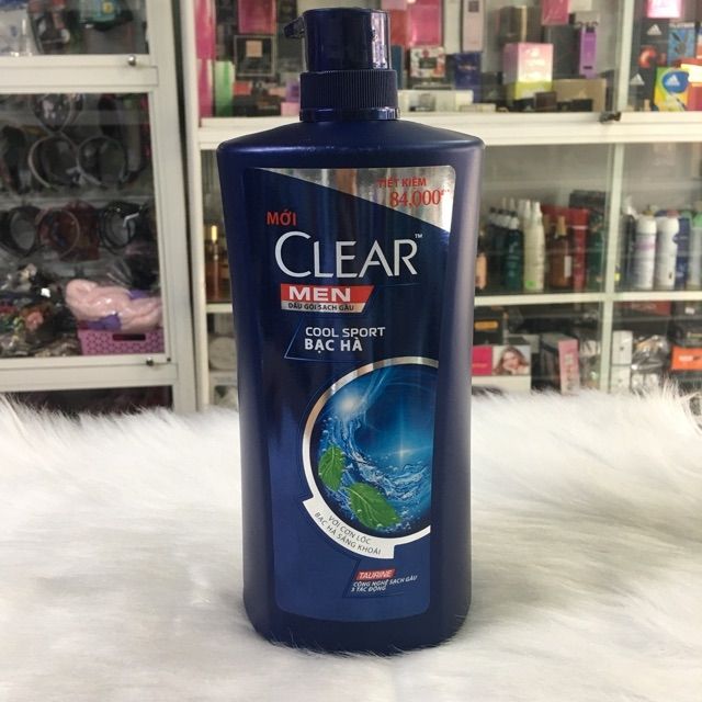 Dầu gội chống gàu Clear Men Cool Sport 900g