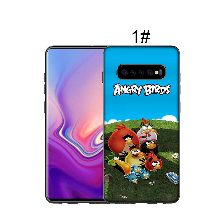 Ốp điện thoại mềm in hoạt hình Angry birds vui nhộn cho Samsung Galaxy A40 A40S A50 A50S A60 A70 A70S M10 M20 M30 M40