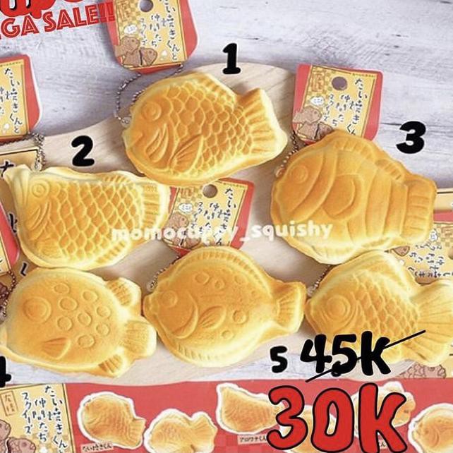 Đồ Chơi Squishy Hình Bánh Mì Cá Mini Kiểu Nhật Bản Dễ Thương