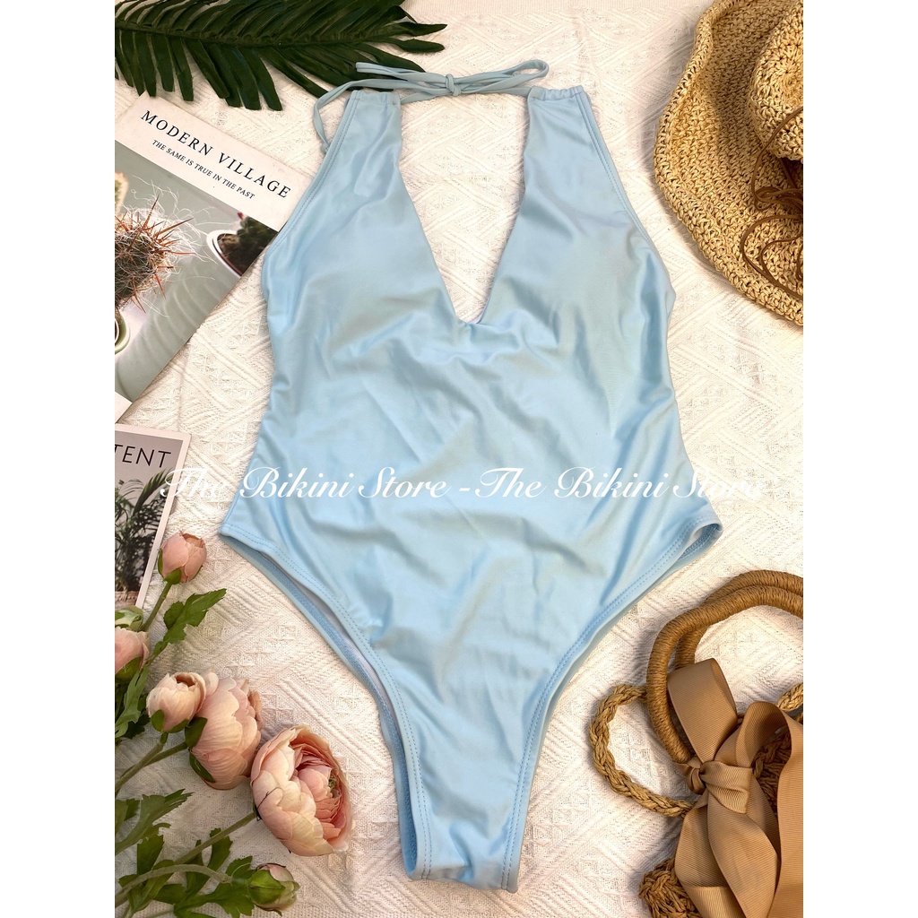 Bikini một mảnh thiết kế cột dây